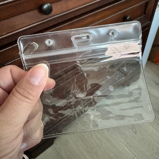 Clear Card Holder
