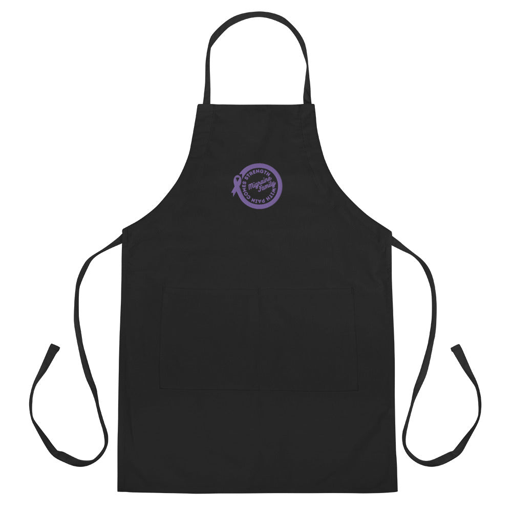 Migraine Family Embroidered Apron