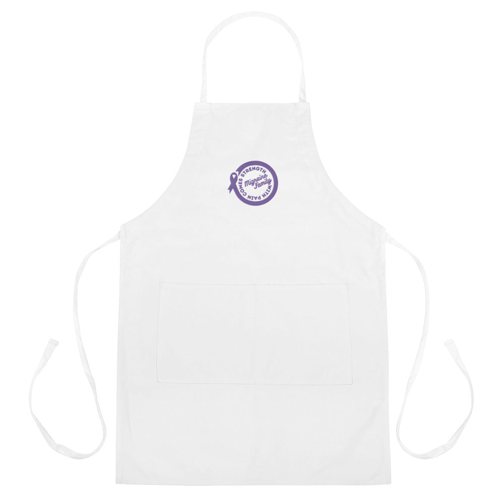 Migraine Family Embroidered Apron