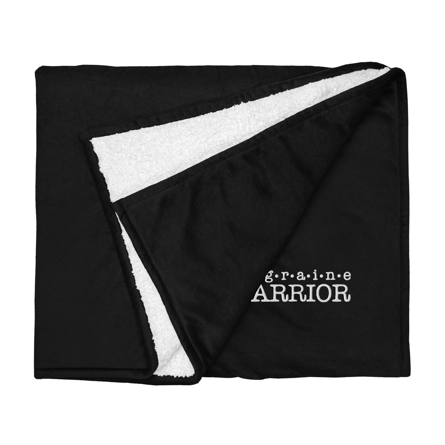 Migraine Warrior Premium Sherpa Blanket