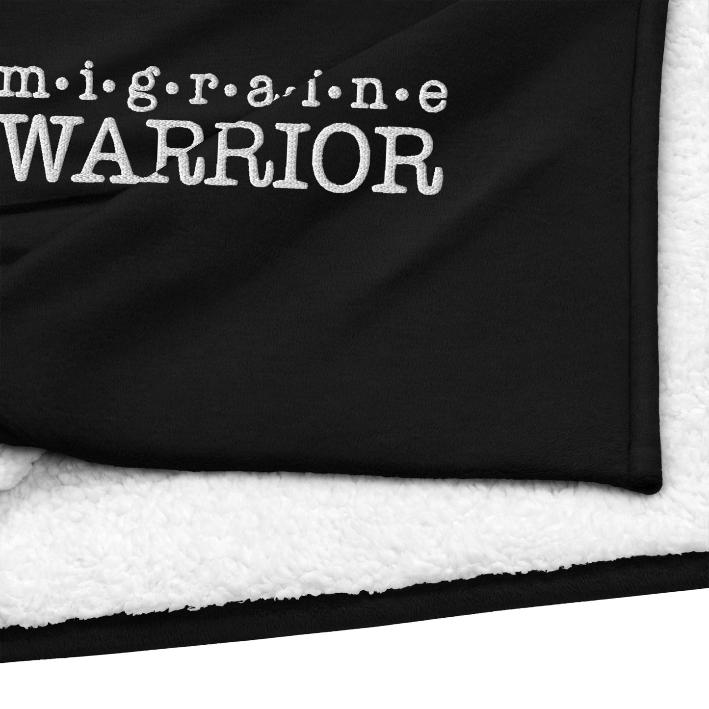 Migraine Warrior Premium Sherpa Blanket