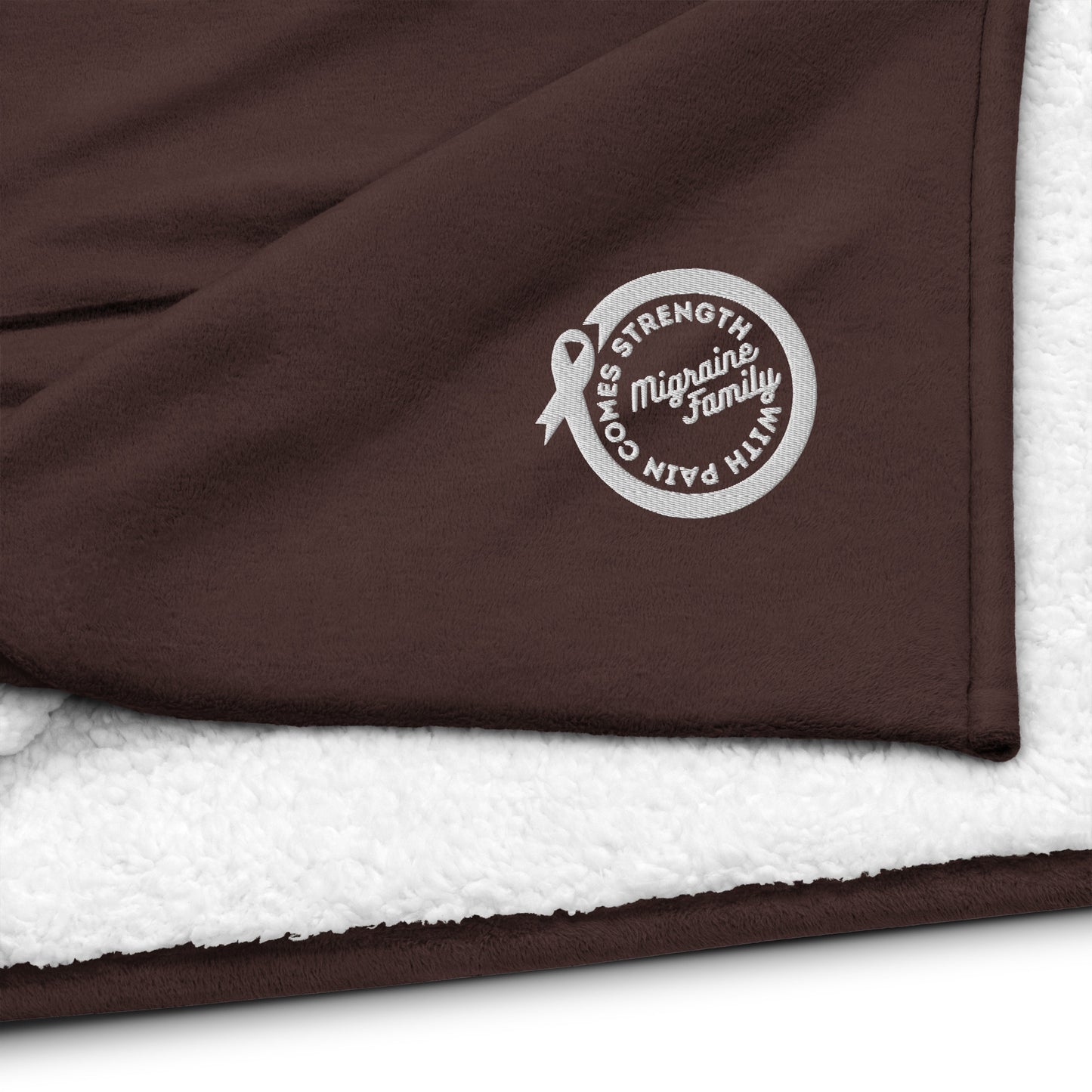 Migraine Family Premium Sherpa Blanket