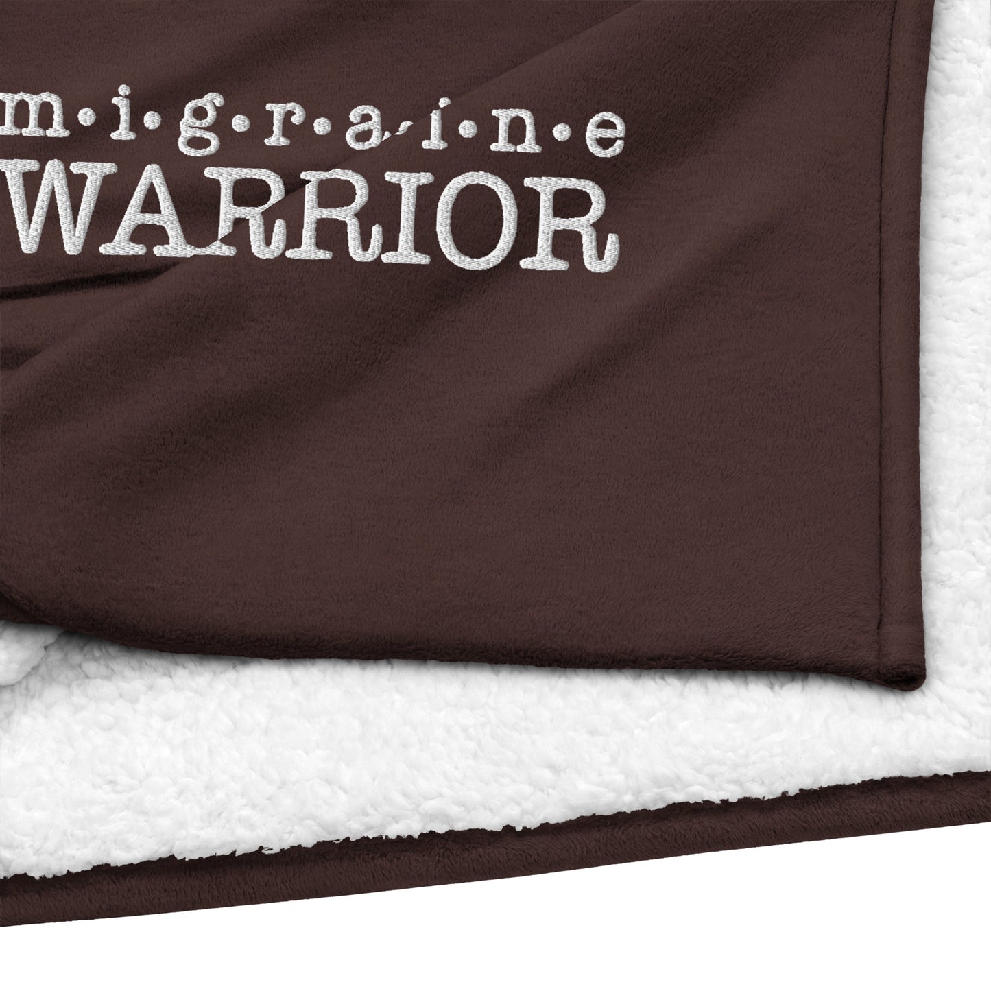 Migraine Warrior Premium Sherpa Blanket