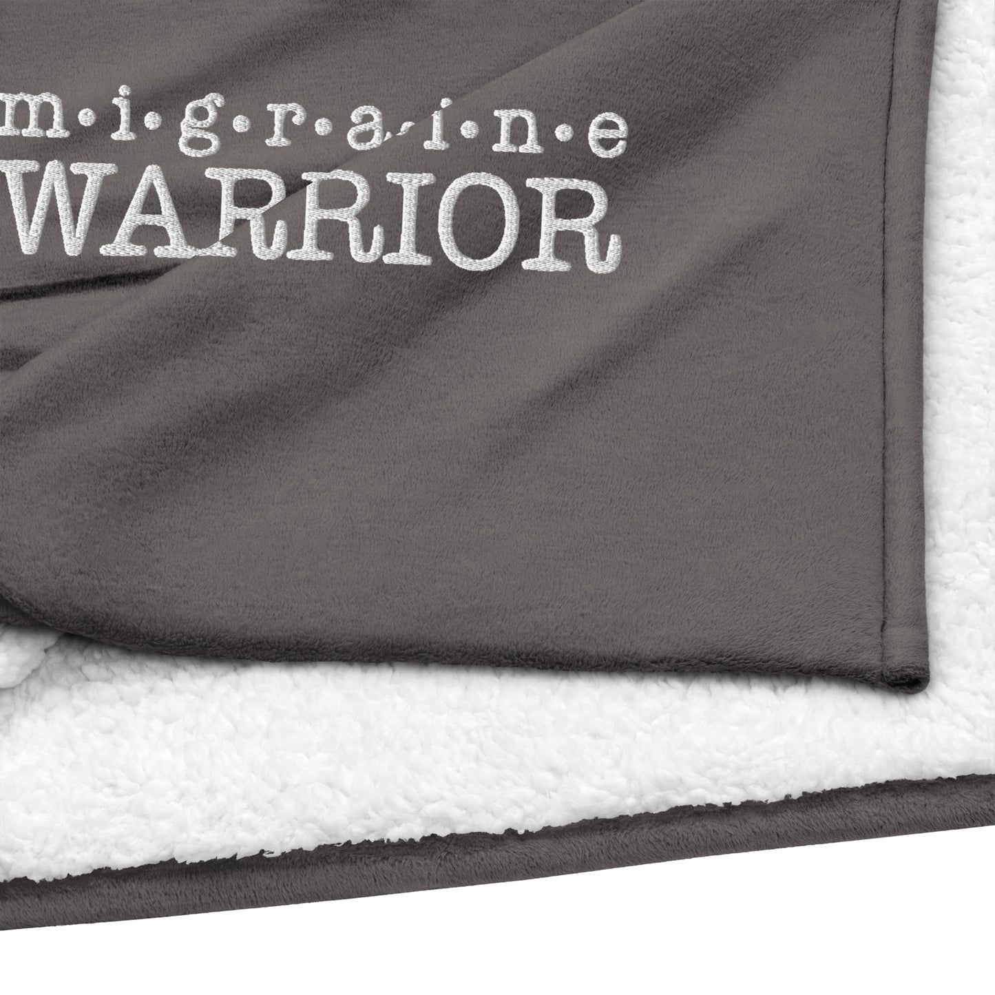 Migraine Warrior Premium Sherpa Blanket