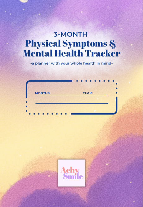 Physical Symptoms and Mental Health Daily and Monthly Tracker and Guided Journal: Track for 90 days and see the patterns in your physical and mental health