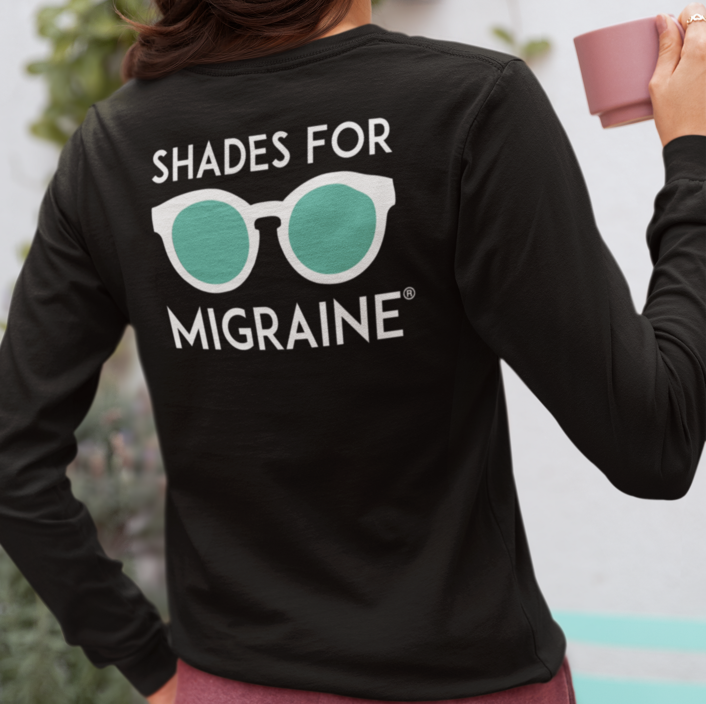 Shades for Migraine Awareness Shirt - Unisex Long Sleeve Tee