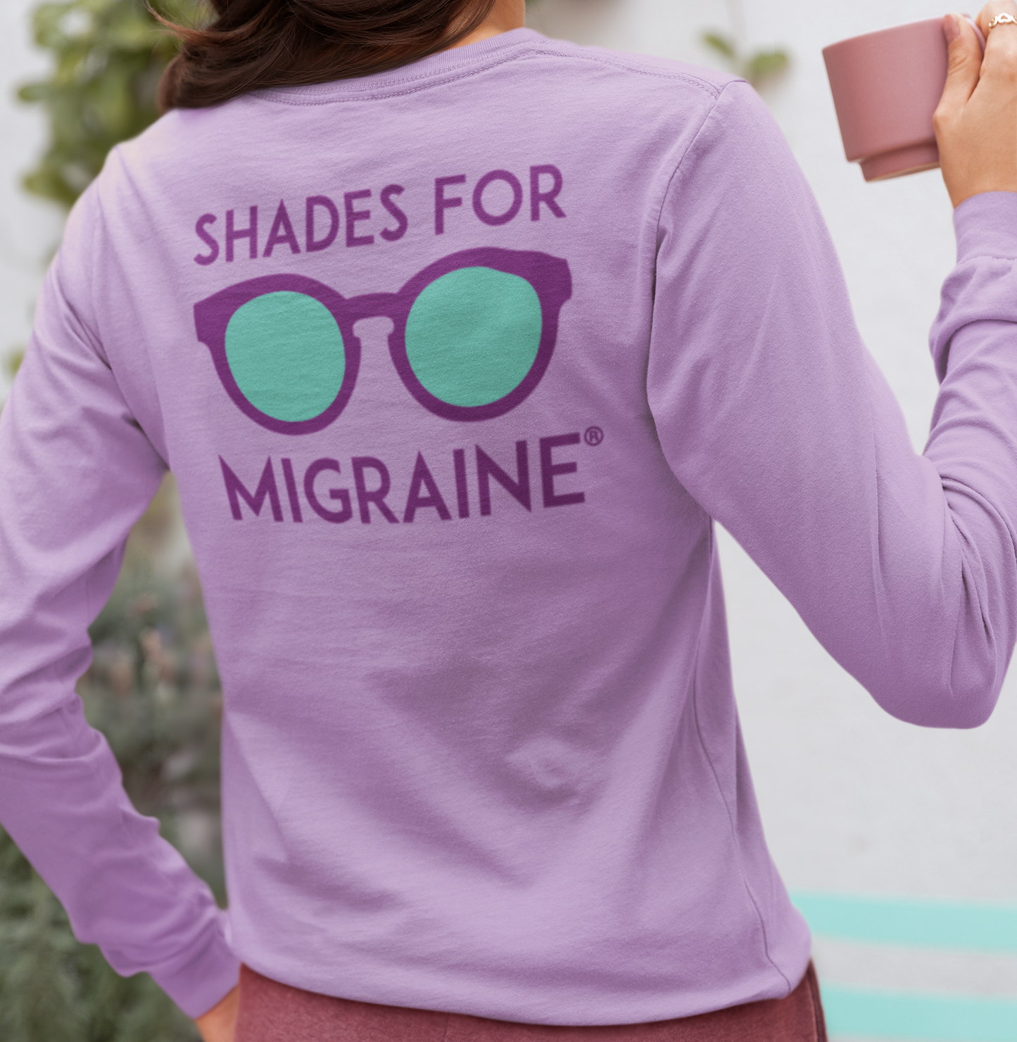 Shades for Migraine Awareness Shirt - Unisex Long Sleeve Tee