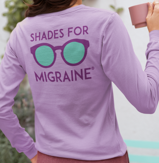 Shades for Migraine Awareness Shirt - Unisex Long Sleeve Tee