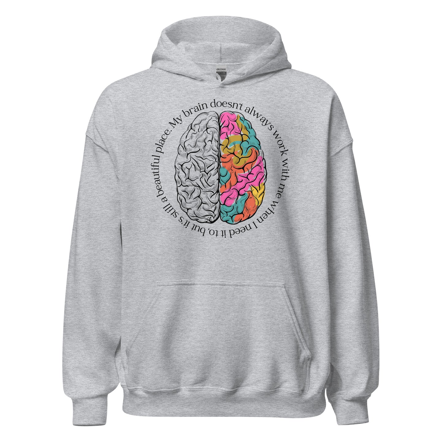 Brain Colors Unisex Hoodie