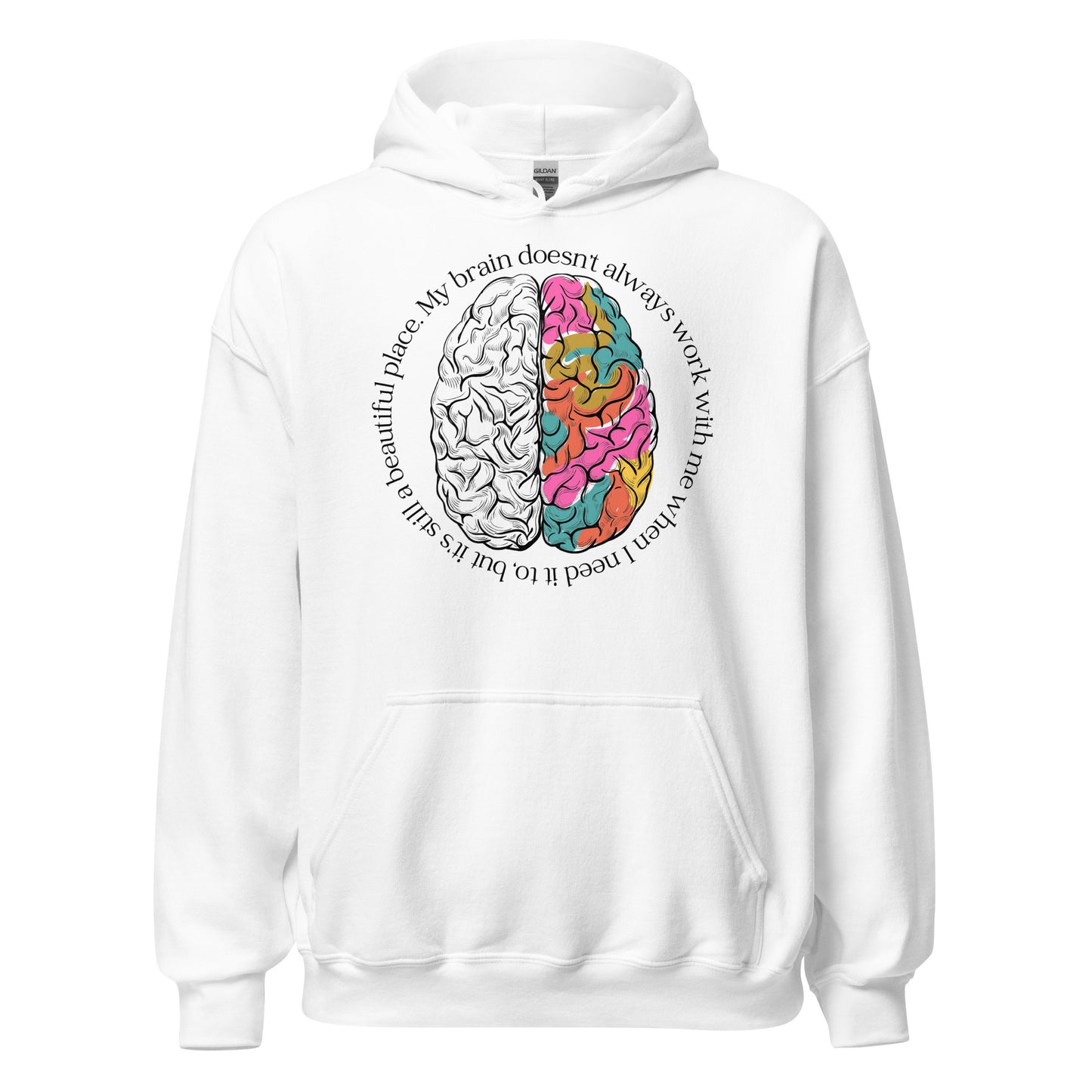 Brain Colors Unisex Hoodie