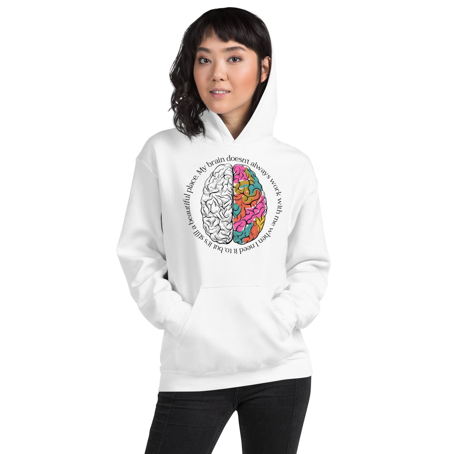 Brain Colors Unisex Hoodie