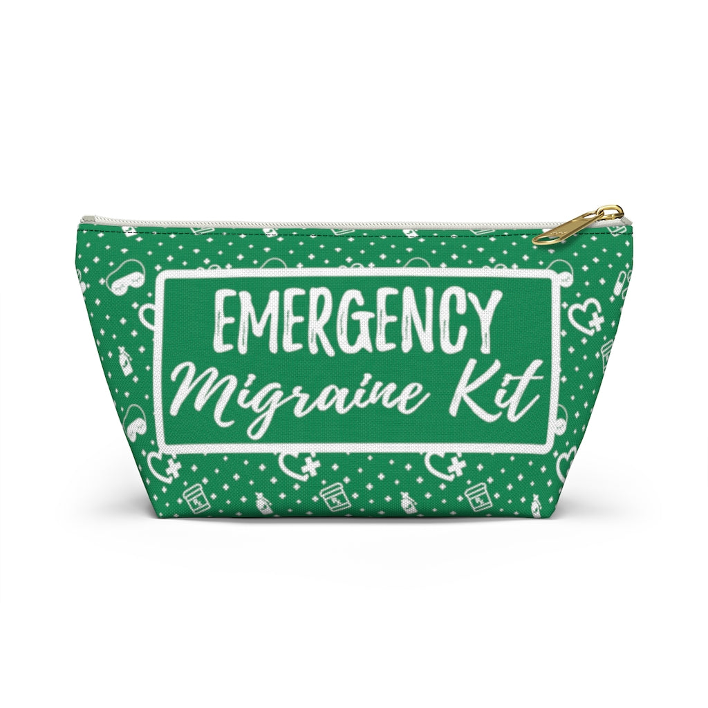 Emergency Migraine Kit Pouch (Grass) - Achy Smile Shop