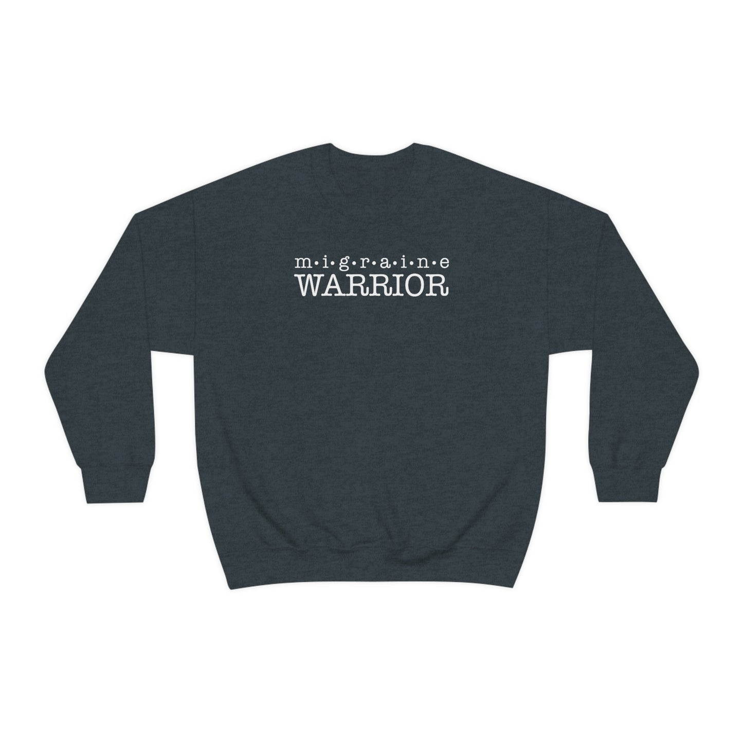 Migraine Warrior Dark Crewneck Sweatshirts