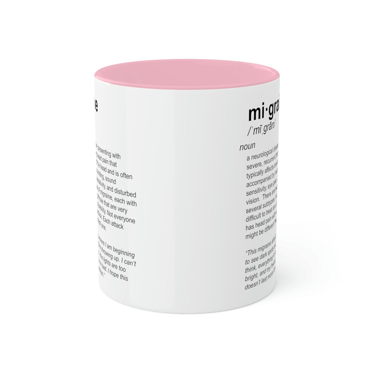 Migraine Definition Mug, 11oz