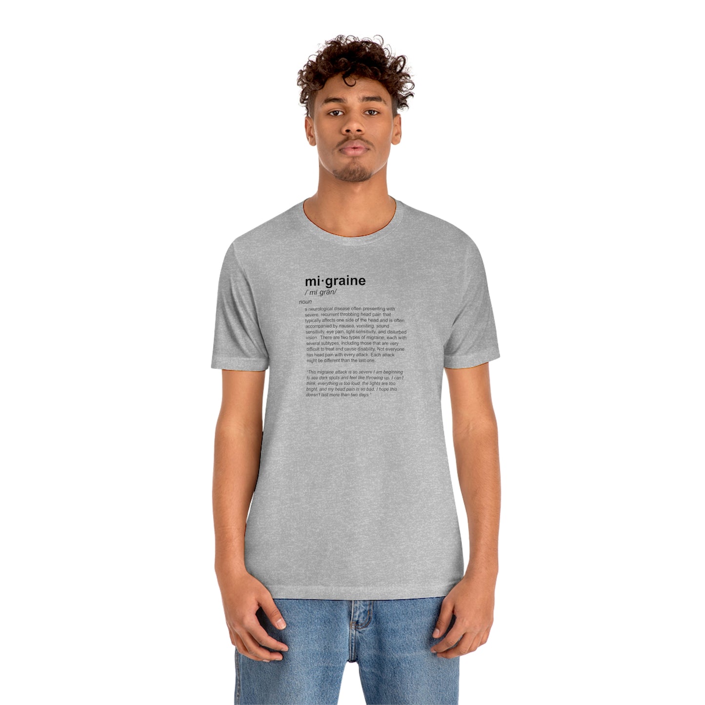 mi·graine Definition Tee