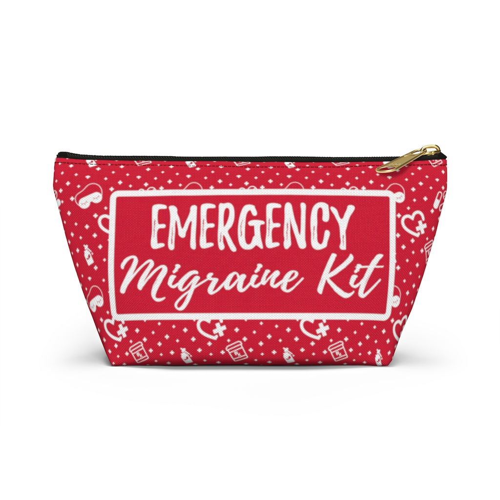 Emergency Migraine Kit Pouch (Cherry) - Achy Smile Shop