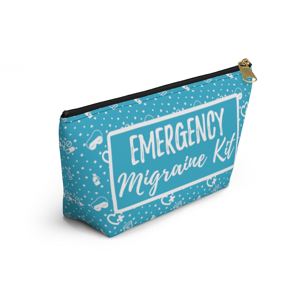 Emergency Migraine Kit Pouch (Sky) - Achy Smile Shop