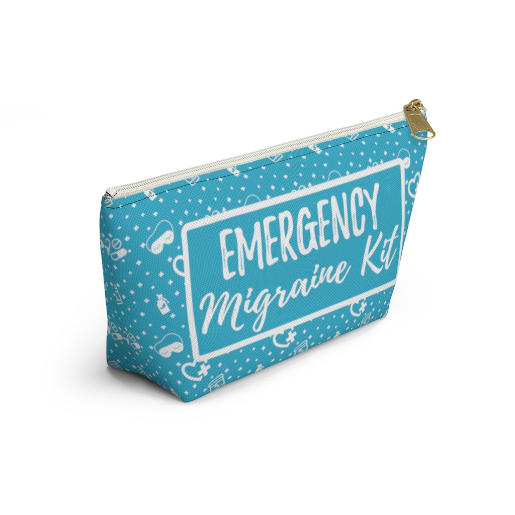 Emergency Migraine Kit Pouch (Sky) - Achy Smile Shop