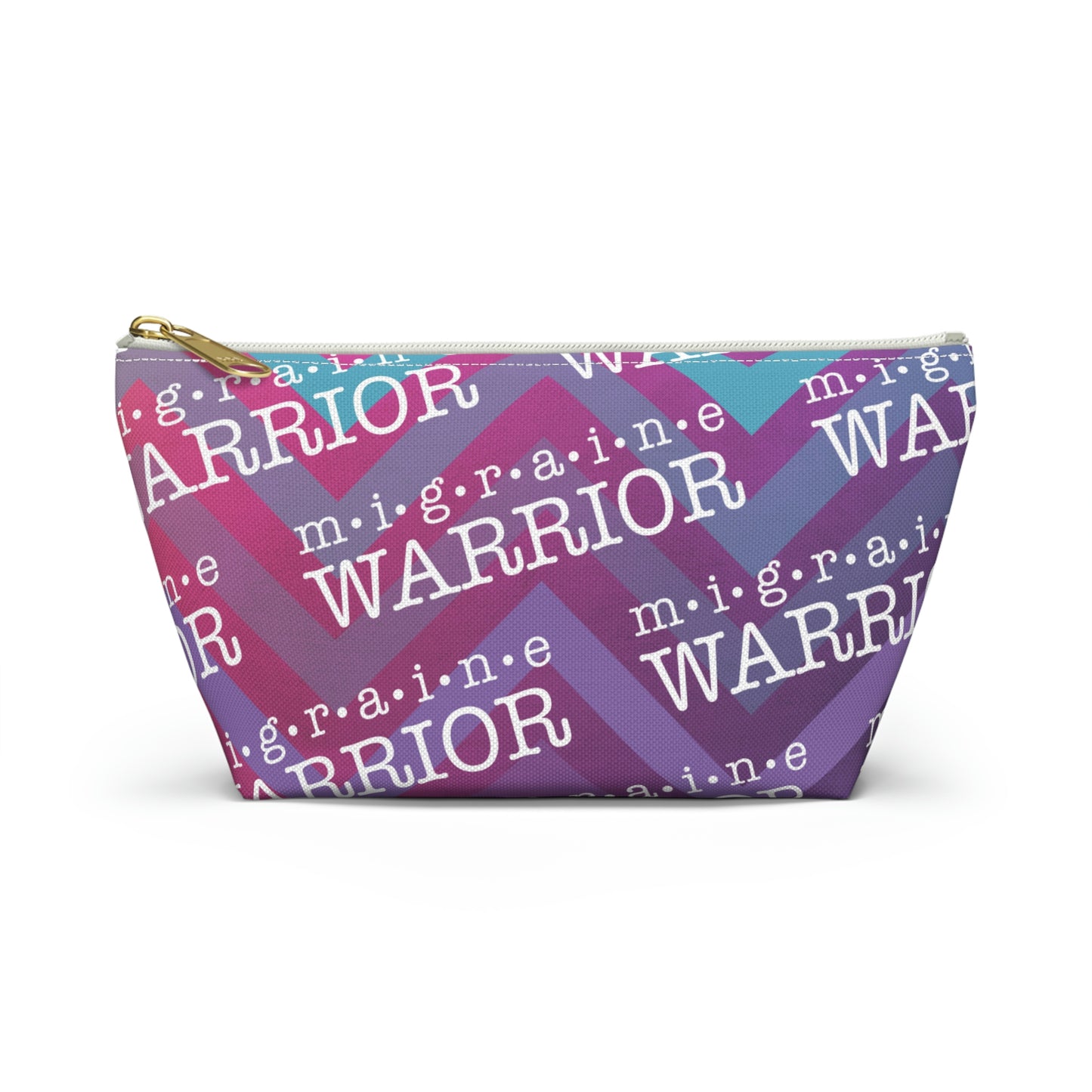 Migraine Warrior Zig Zag Pouch