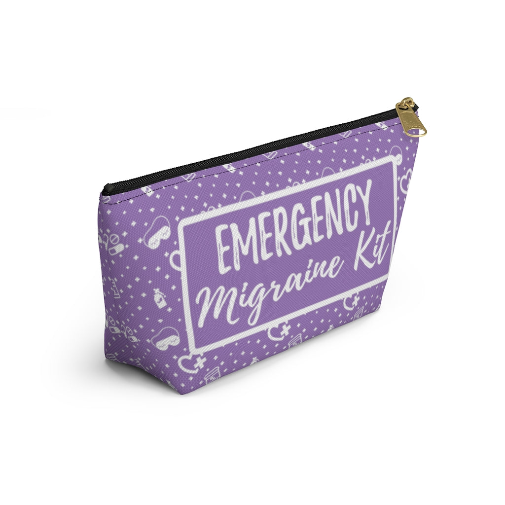 Emergency Migraine Kit Pouch (Lavender) - Achy Smile Shop