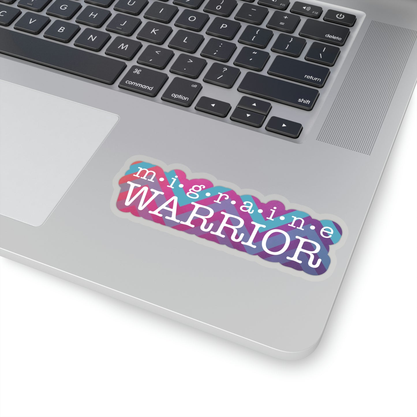 Migraine Warrior Zig Zag Kiss-Cut Stickers