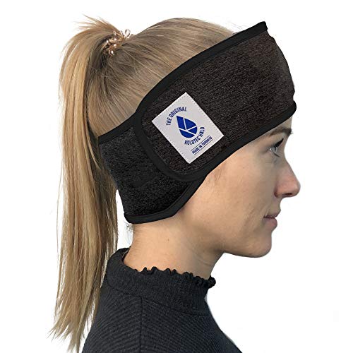 koldtec Headache Halo (Black/Gray) Natural Headache & Migraine Relief, Targeted Cold Therapy, Engineered Ice Inside, Sleep Approved, Quality Made in North America, Buy Local