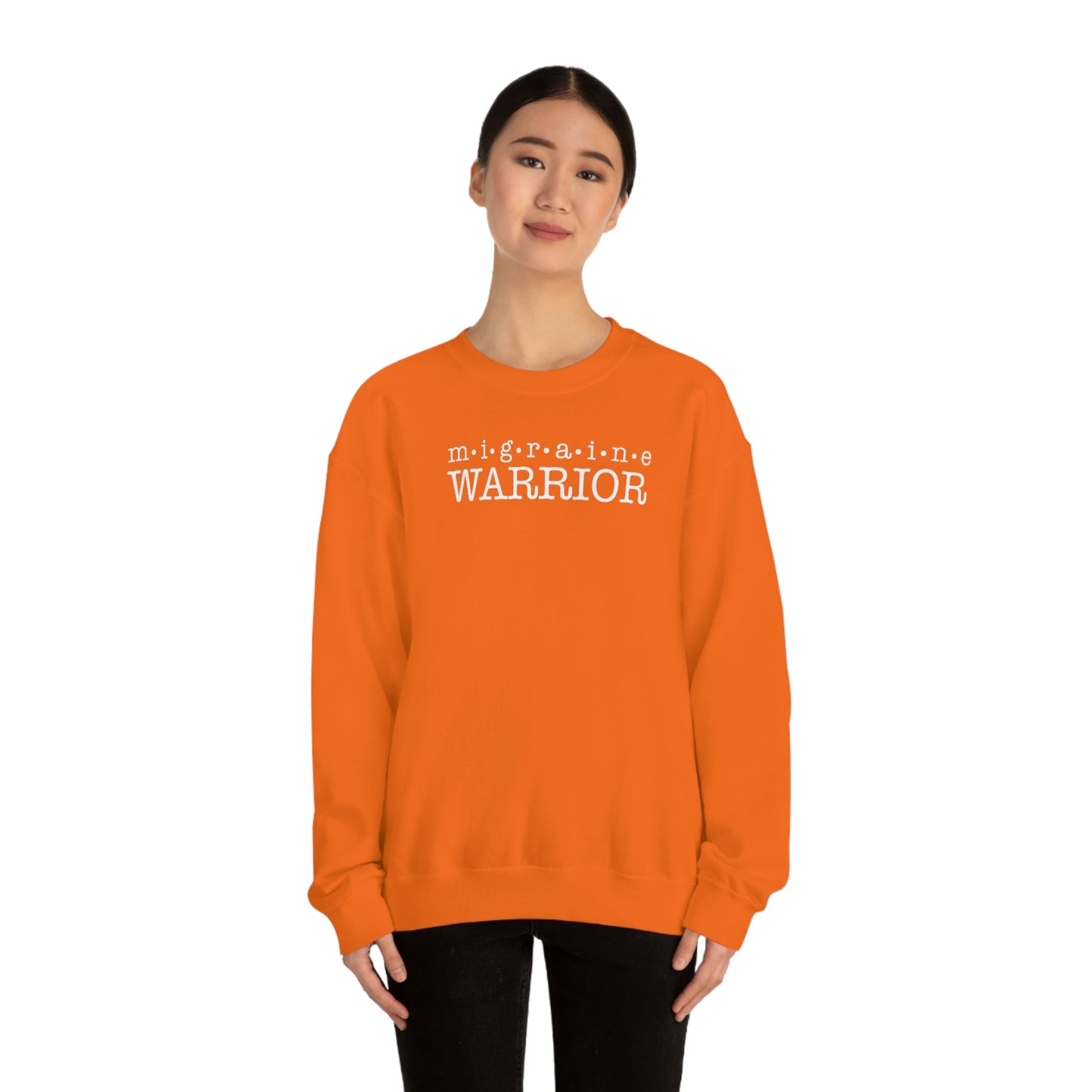 Migraine Warrior Dark Crewneck Sweatshirts