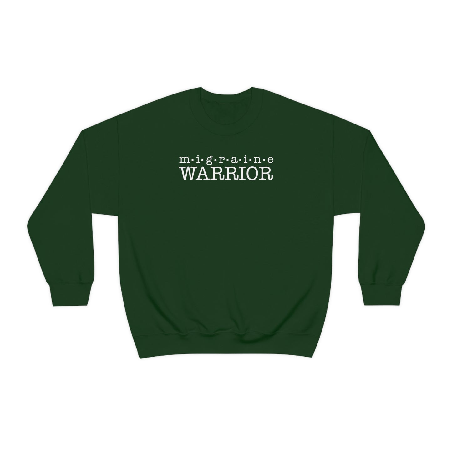 Migraine Warrior Dark Crewneck Sweatshirts