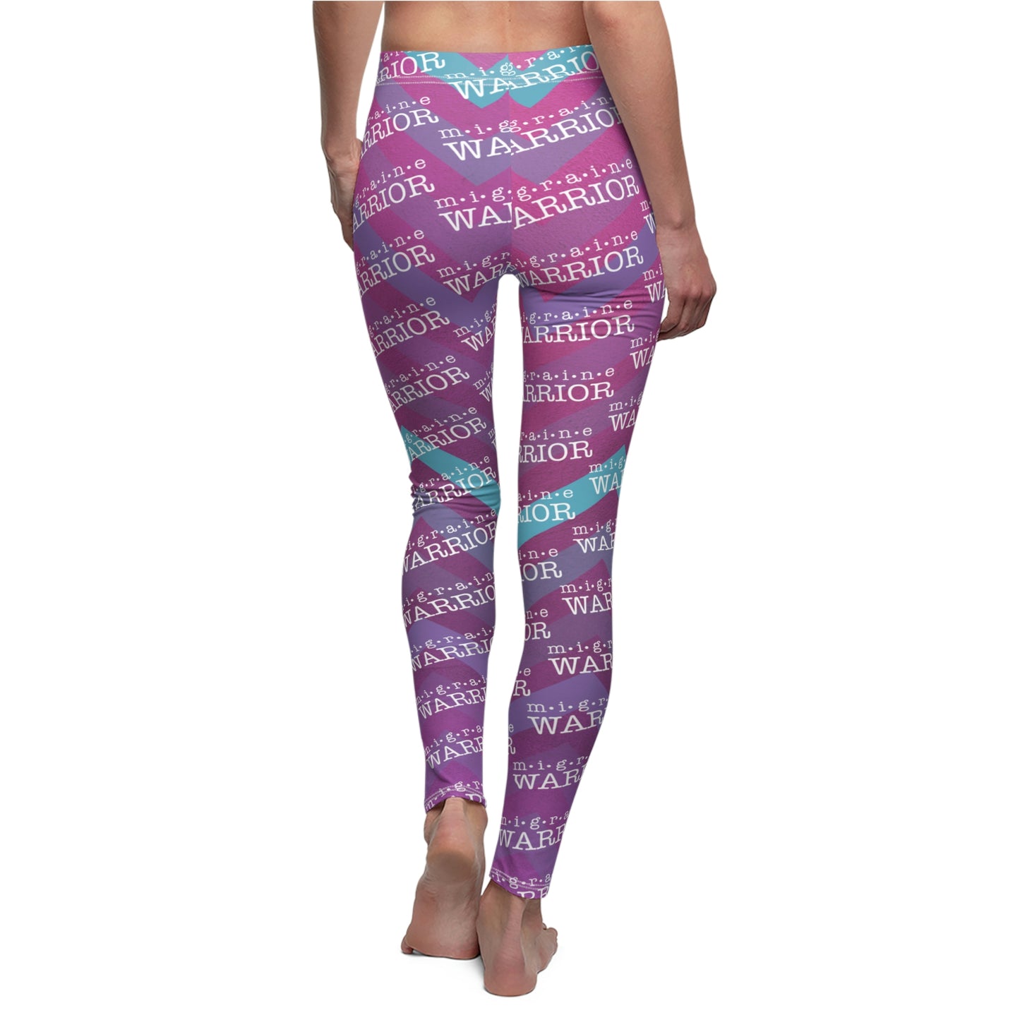 Migraine Warrior Zig Zag Women's Leggings
