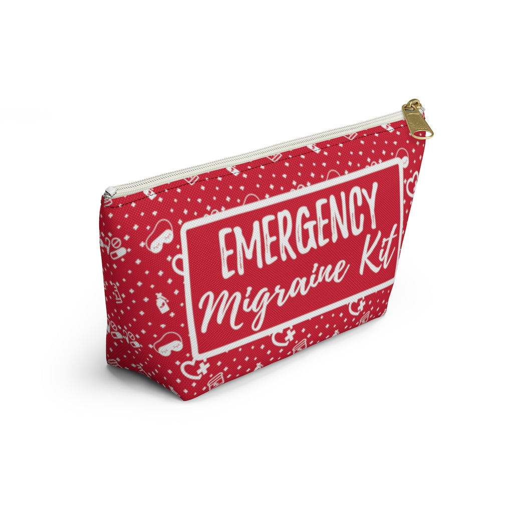 Emergency Migraine Kit Pouch (Cherry) - Achy Smile Shop