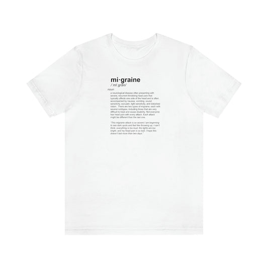 miĀ·graine Definition Tee
