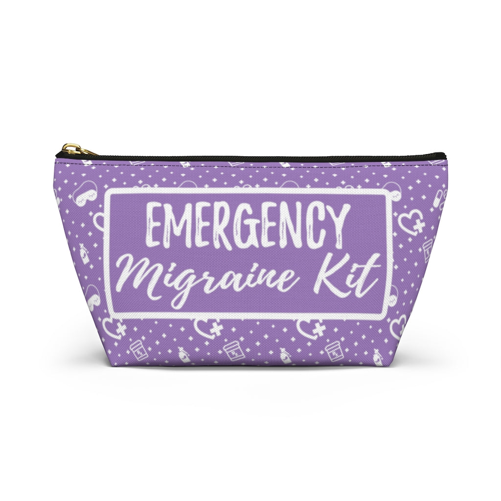 Emergency Migraine Kit Pouch (Lavender) - Achy Smile Shop