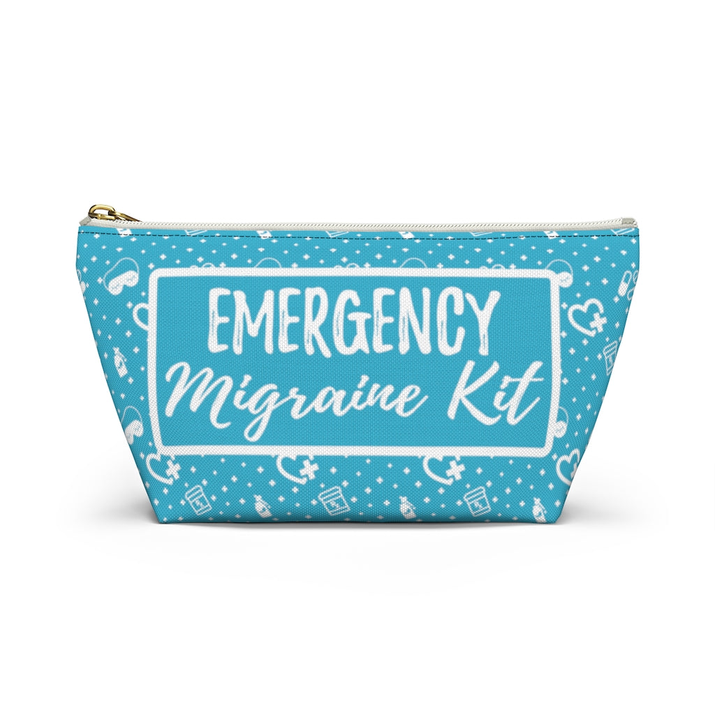 Emergency Migraine Kit Pouch (Sky) - Achy Smile Shop