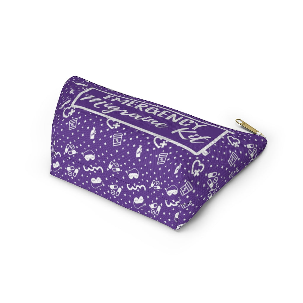 Emergency Migraine Kit Pouch (Grape) - Achy Smile Shop