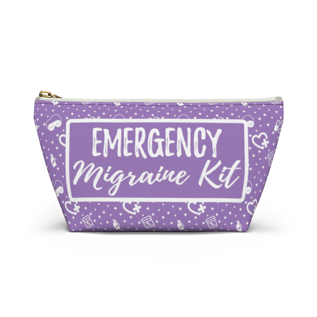 Emergency Migraine Kit Pouch (Lavender) - Achy Smile Shop