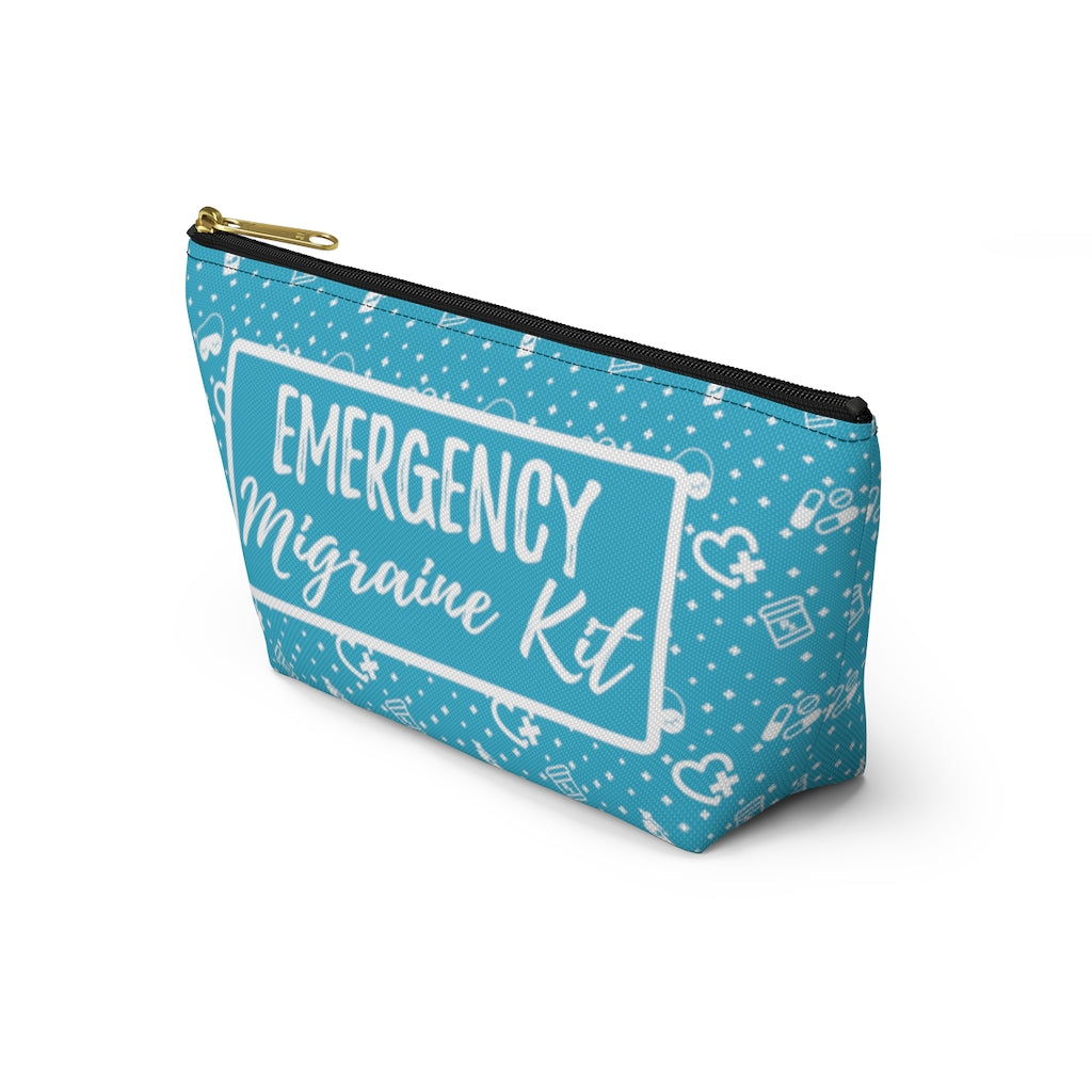 Emergency Migraine Kit Pouch (Sky) - Achy Smile Shop