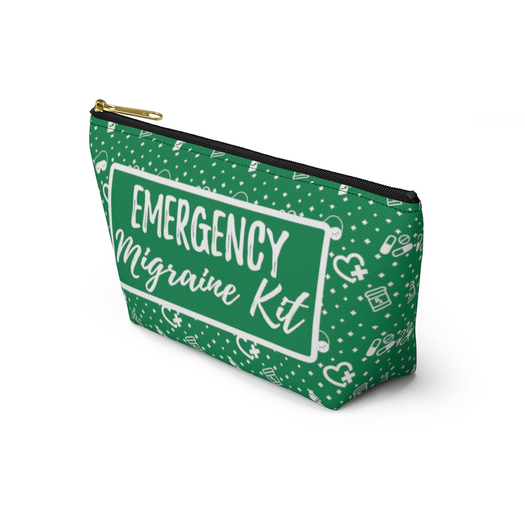 Emergency Migraine Kit Pouch (Grass) - Achy Smile Shop