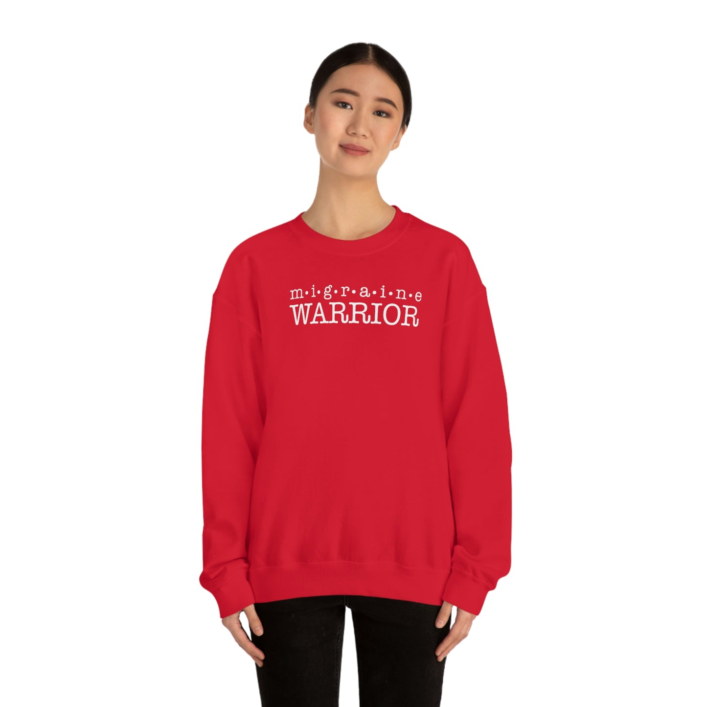 Migraine Warrior Dark Crewneck Sweatshirts