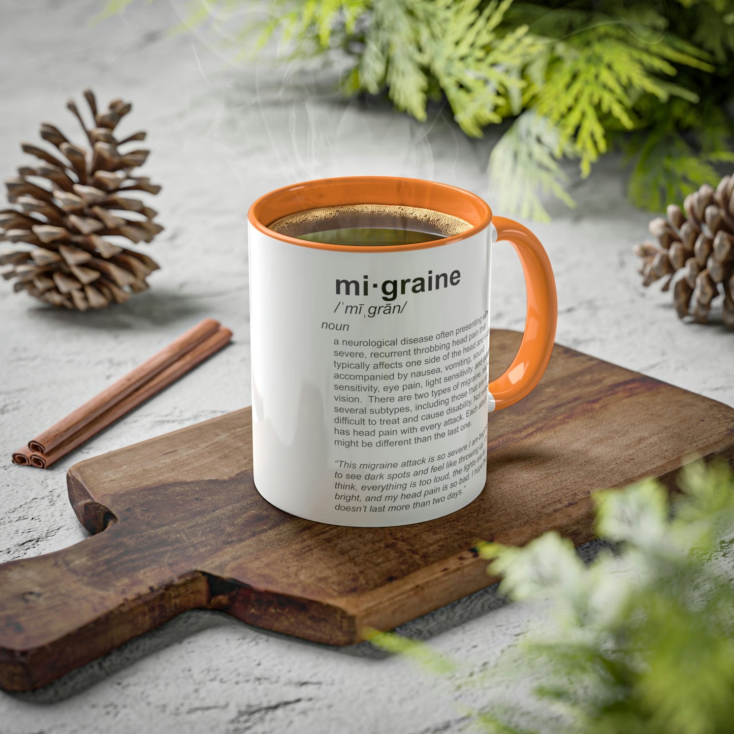 Migraine Definition Mug, 11oz