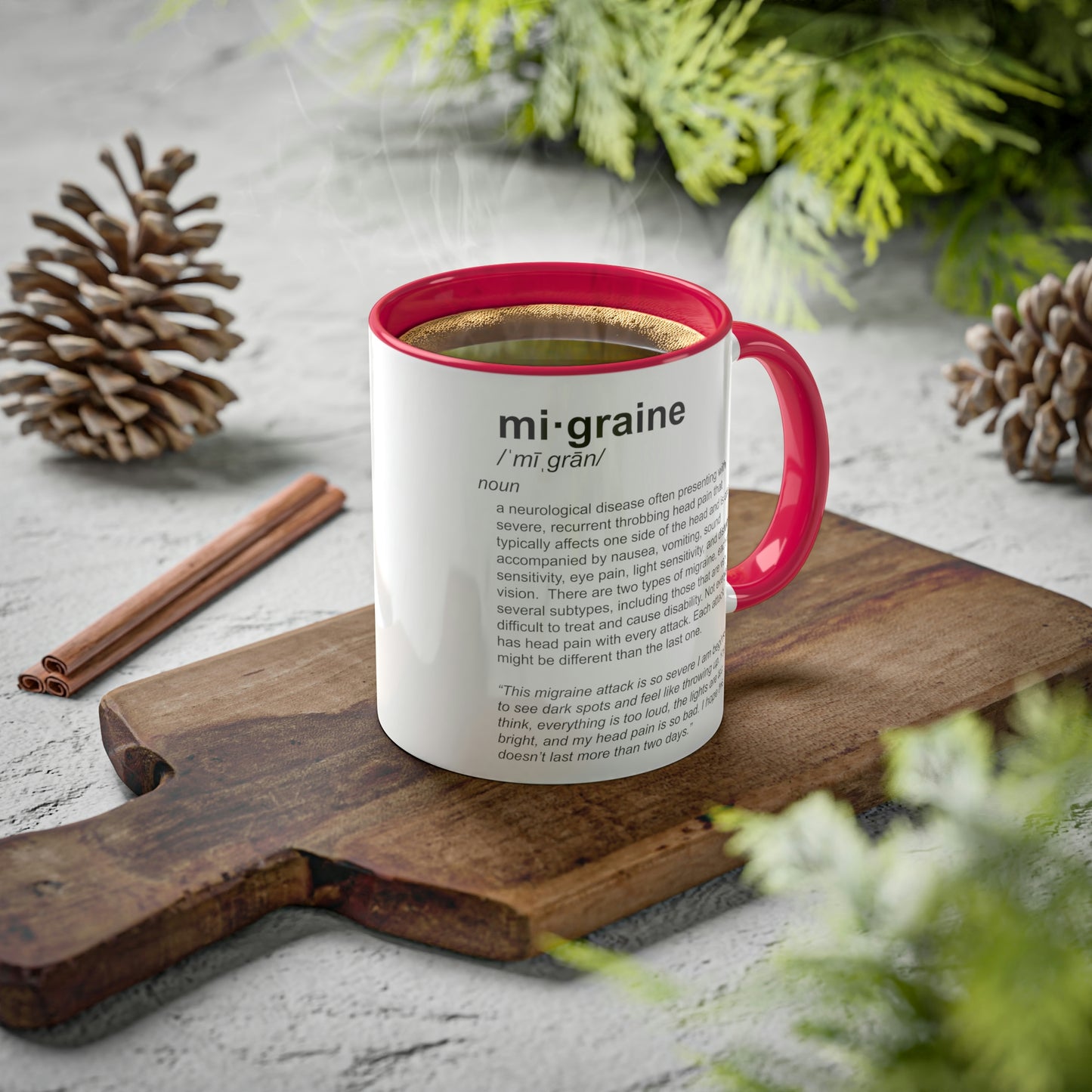 Migraine Definition Mug, 11oz