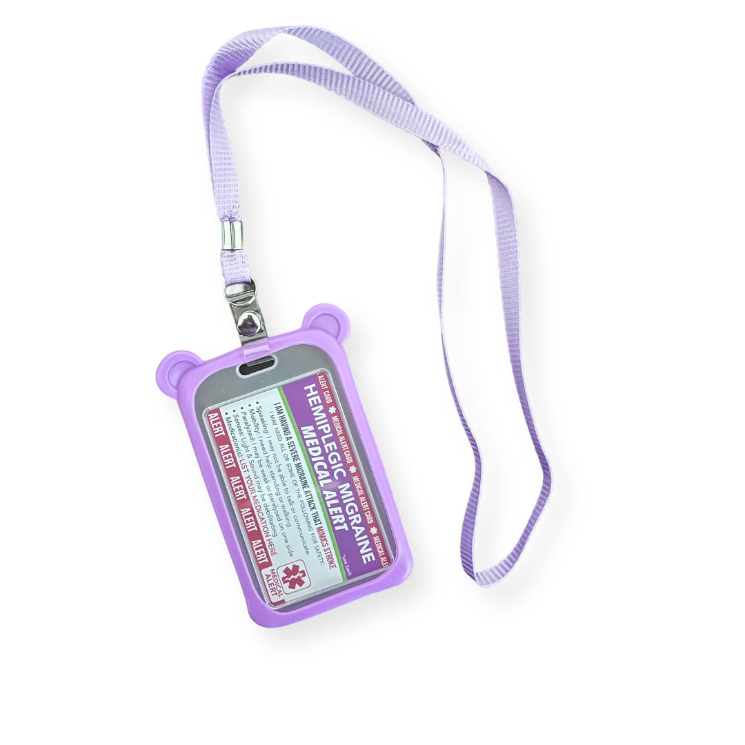 Alert Card Holder Lanyard