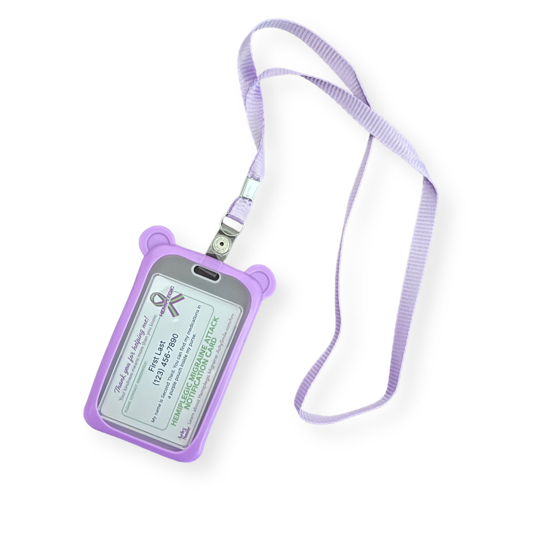 Alert Card Holder Lanyard