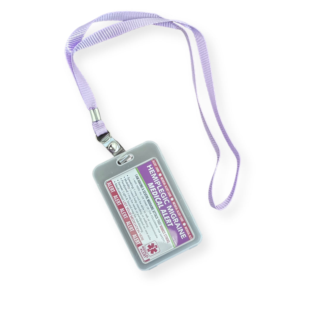 Alert Card Holder Lanyard