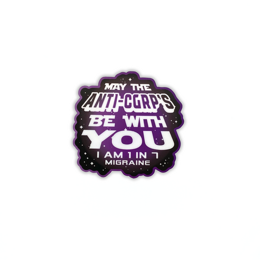 May The Anti-CGRPs Be With You 3" Vinyl Sticker - Achy Smile Shop