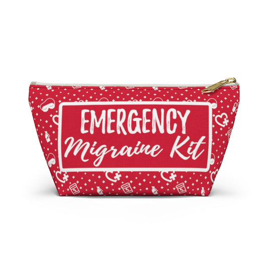 Emergency Migraine Kit Pouch (Cherry) - Achy Smile Shop