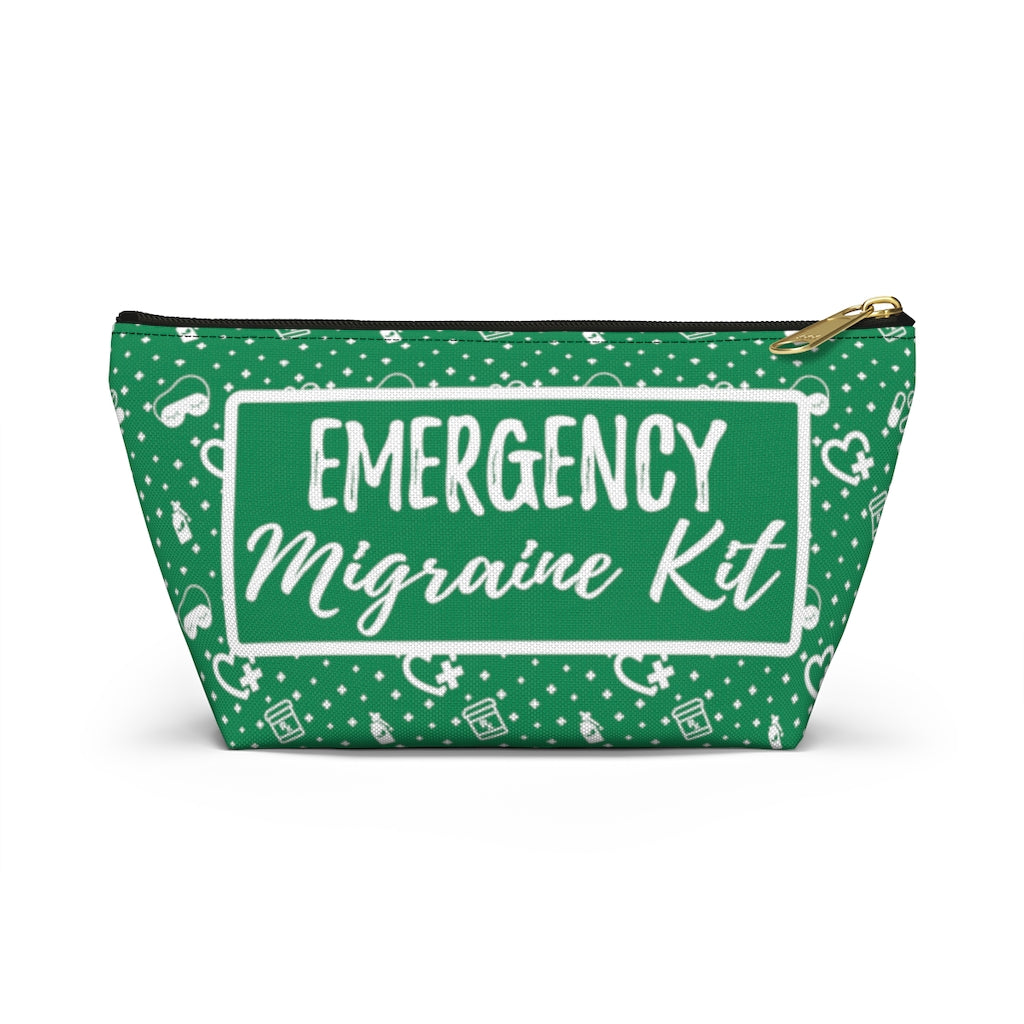 Emergency Migraine Kit Pouch (Grass) - Achy Smile Shop