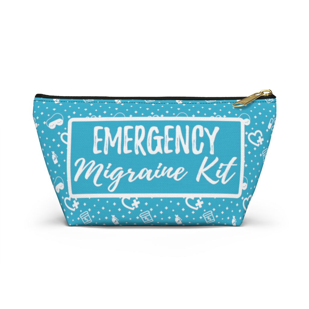 Emergency Migraine Kit Pouch (Sky) - Achy Smile Shop