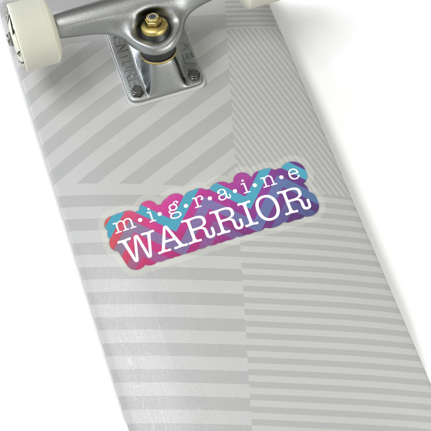 Migraine Warrior Zig Zag Kiss-Cut Stickers