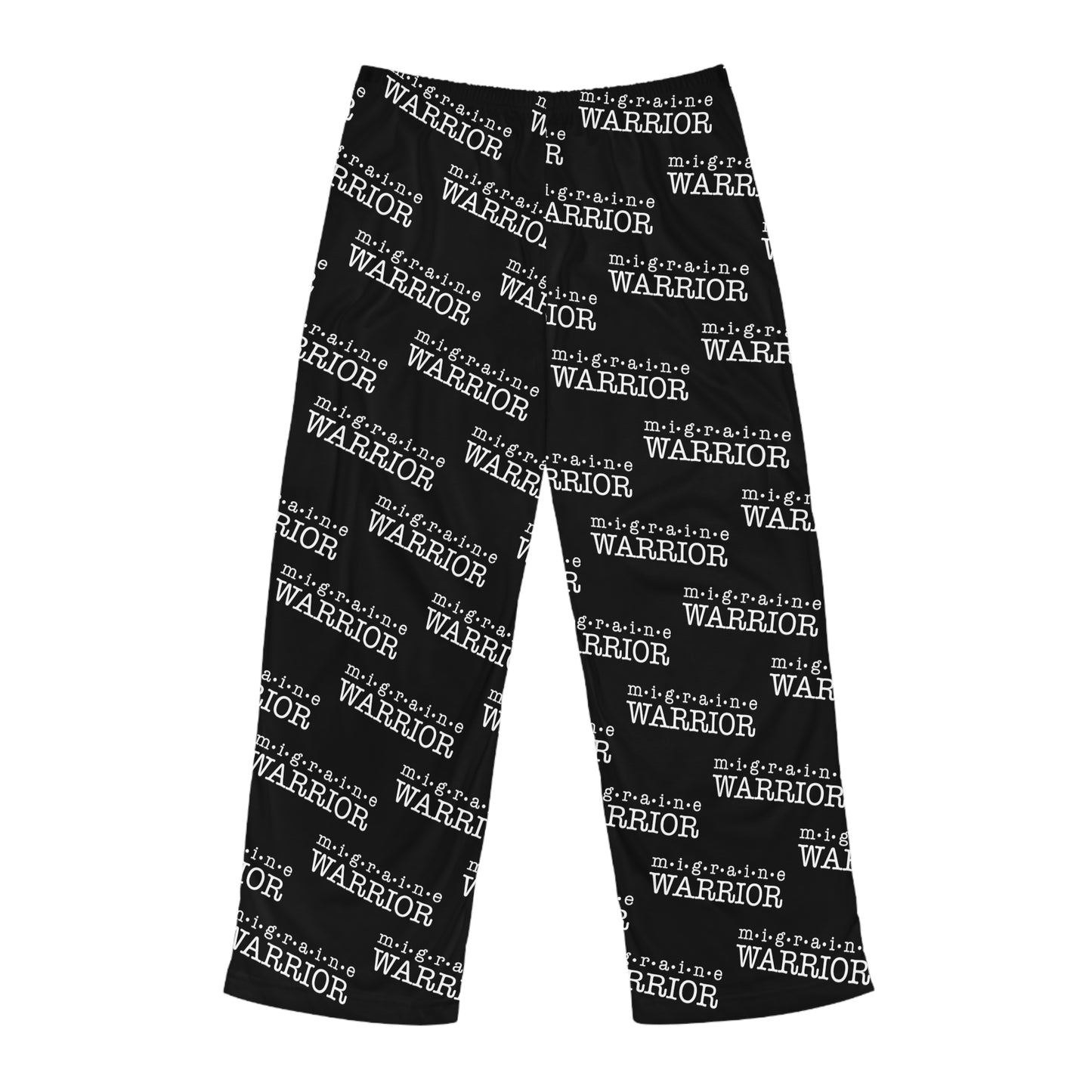 Migraine Warrior Men's Pajama Pants (Black & White)