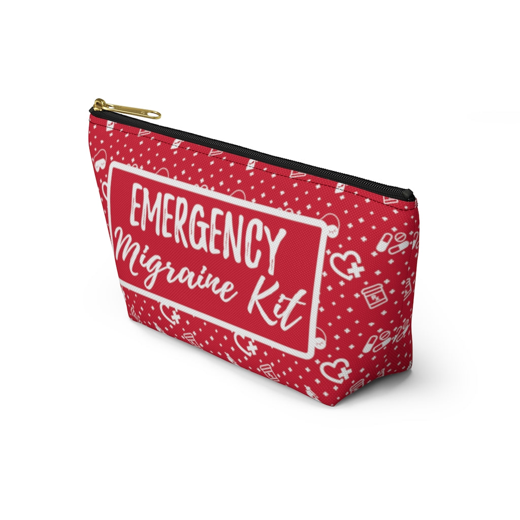 Emergency Migraine Kit Pouch (Cherry) - Achy Smile Shop